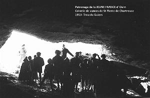 1953 entree du trou du Guiers